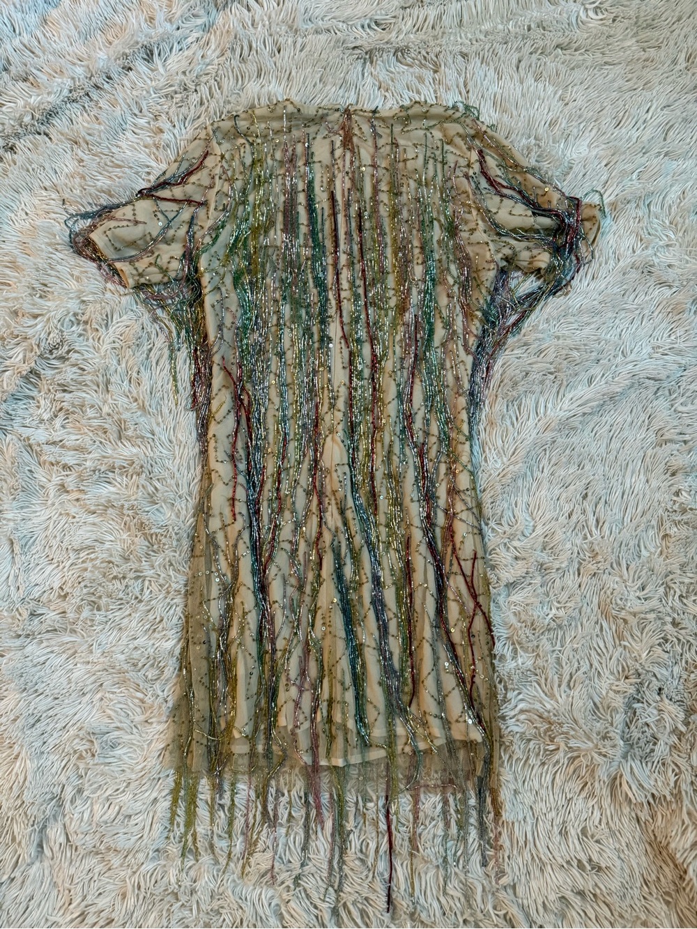 Nasty Gal Beaded Mini Shift Dress - Picture 6 of 6